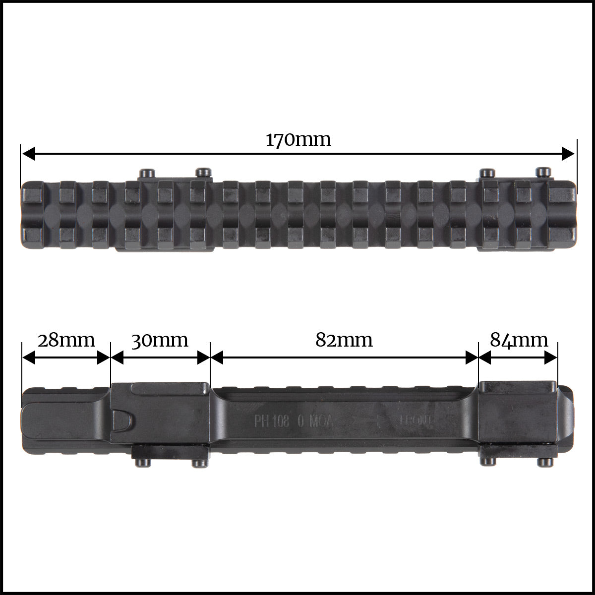 Contessa Picatinny Rail for Sako 90 Short