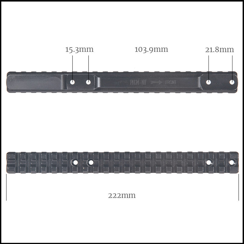 Contessa Extended Picatinny Rail for Remington 700 Long