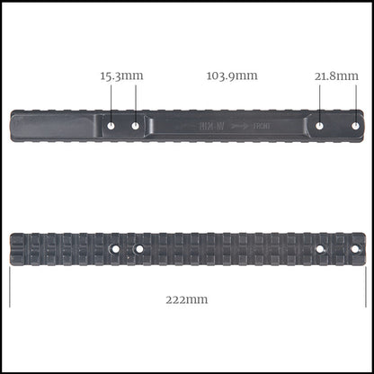 Contessa Extended Picatinny Rail for Remington 700 Long