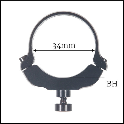 Contessa 34mm Rings for Quick Release Mount