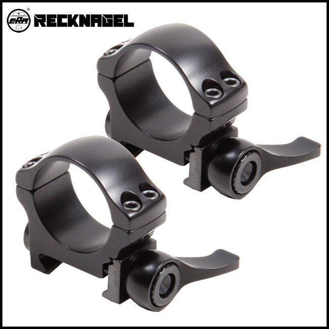 Recknagel Picatinny Rings, 1 Inch, Quick Release