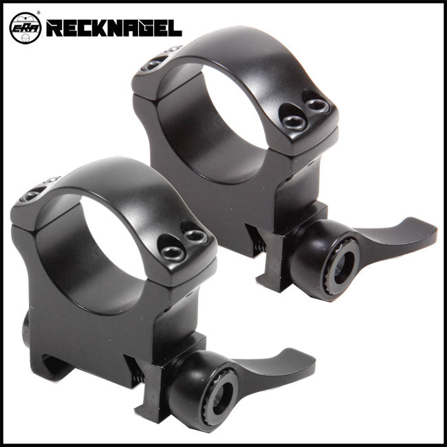 Recknagel Picatinny Rings, 1 Inch, Quick Release