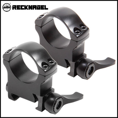 Recknagel Picatinny Rings, 1 Inch, Quick Release