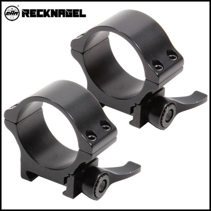 Recknagel Picatinny Rings, 30mm, Quick Release