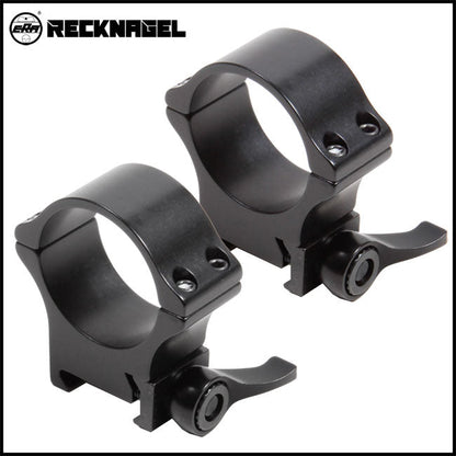 Recknagel Picatinny Rings, 30mm, Quick Release