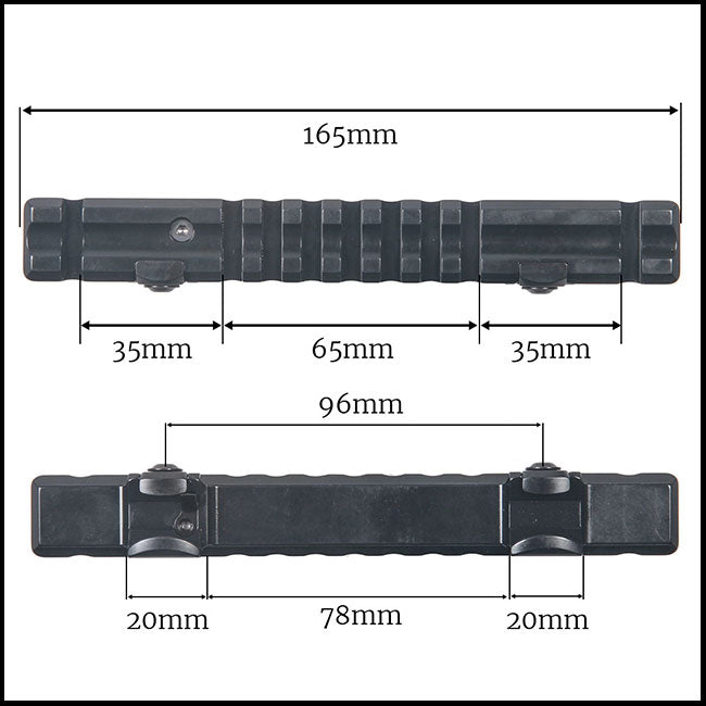 Recknagel Picatinny Rail for Sauer 404/303