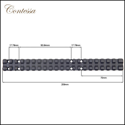 Contessa Extended Picatinny Rail for Browning X-Bolt Long