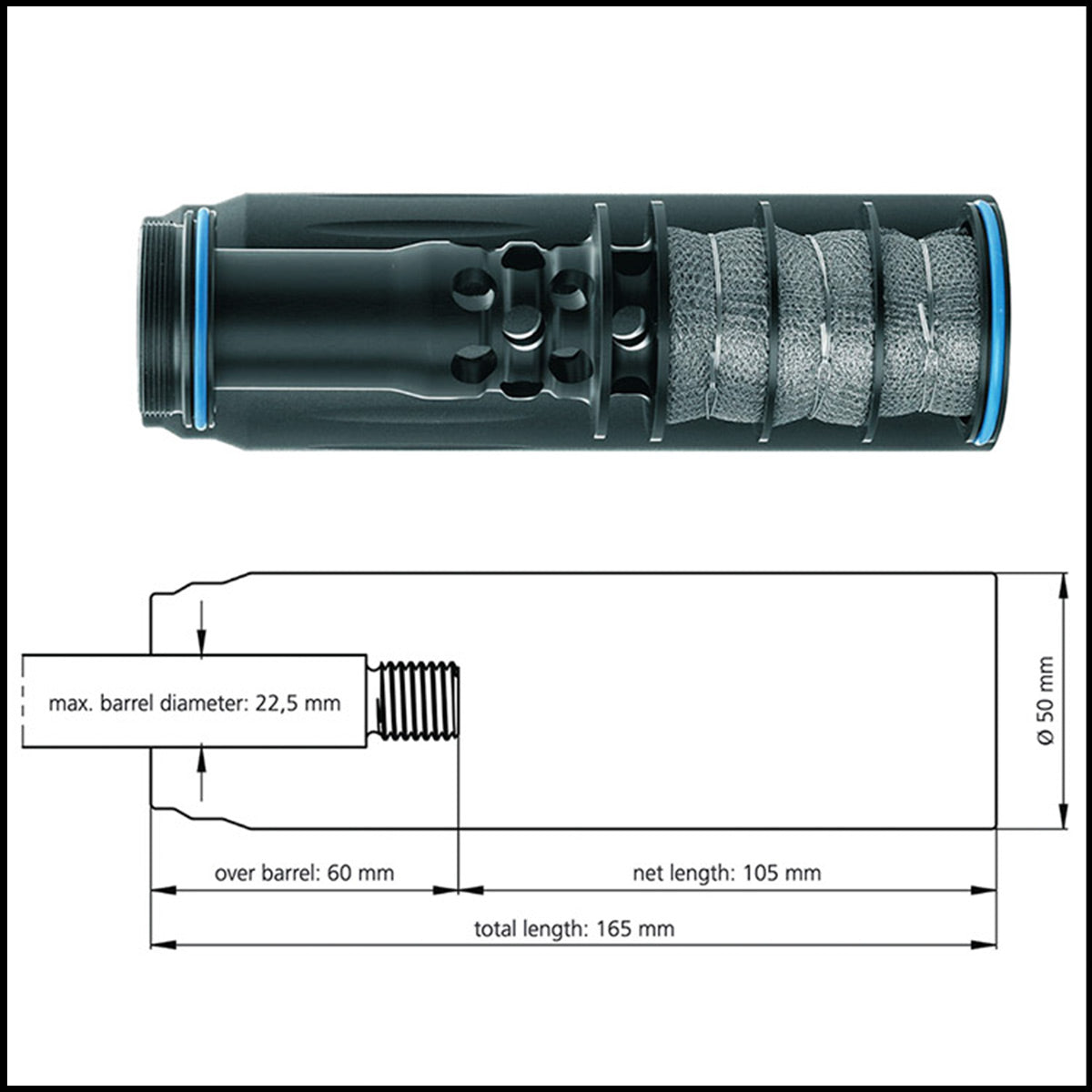 Recknagel SOB3D ERA Silencer