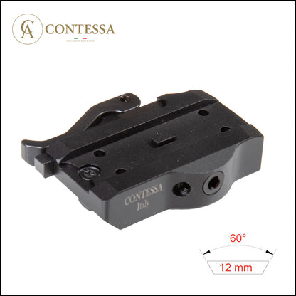 Contessa QD 12mm Eurorail Mount for Aimpoint H1 T1 - H2 T2