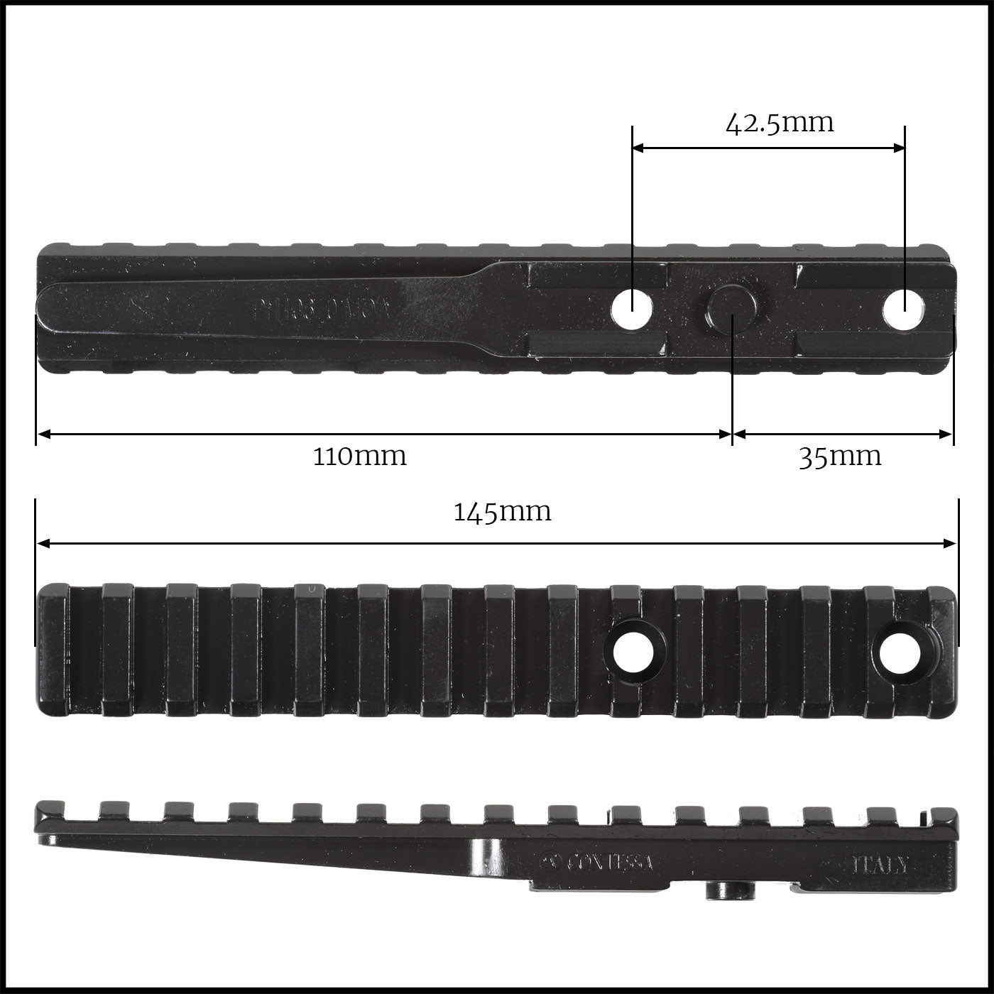 Contessa Picatinny Rail for Mauser M25 (Extended)