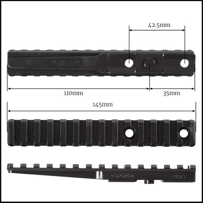 Contessa Picatinny Rail for Mauser M25 (Extended)