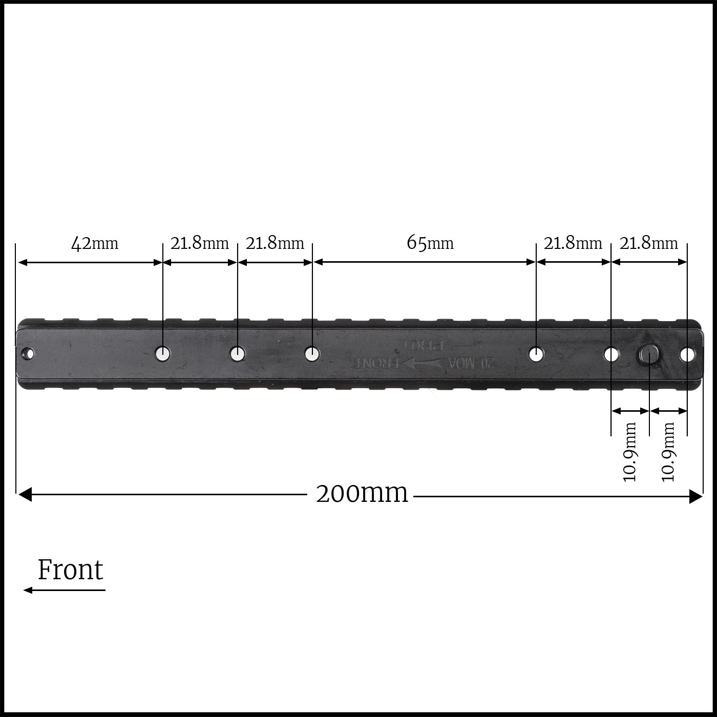 Contessa Picatinny Rail for Sako TRG 22/42