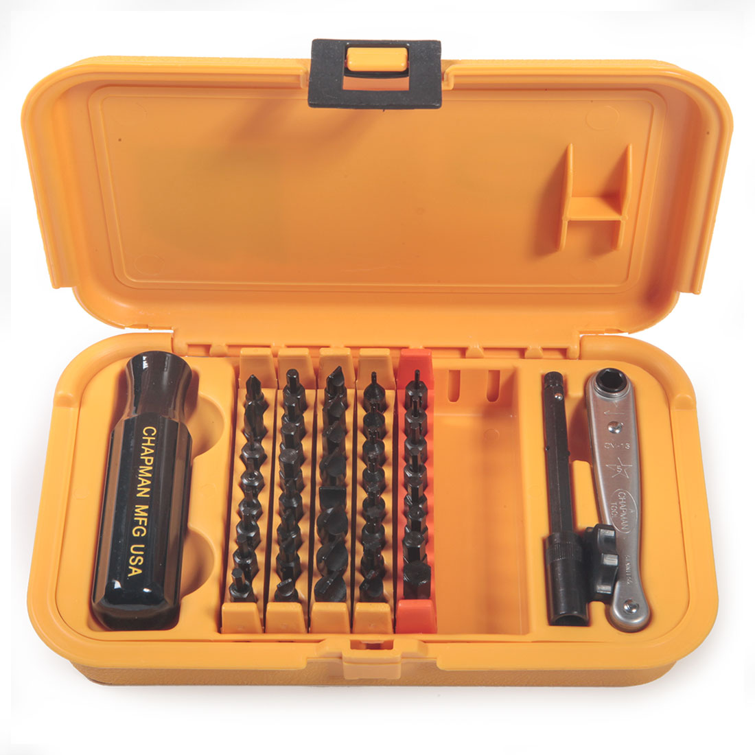 Chapman Precision Screwdriver Set 5859, 44 Piece (SAE & Metric)