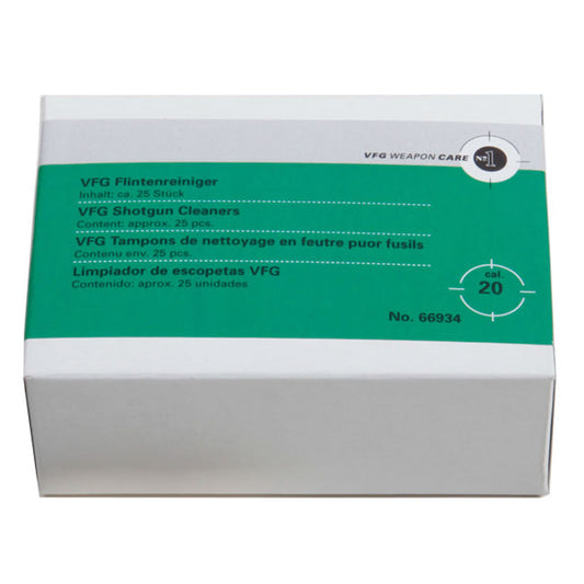 VFG Cleaning Felts for 20 Bore