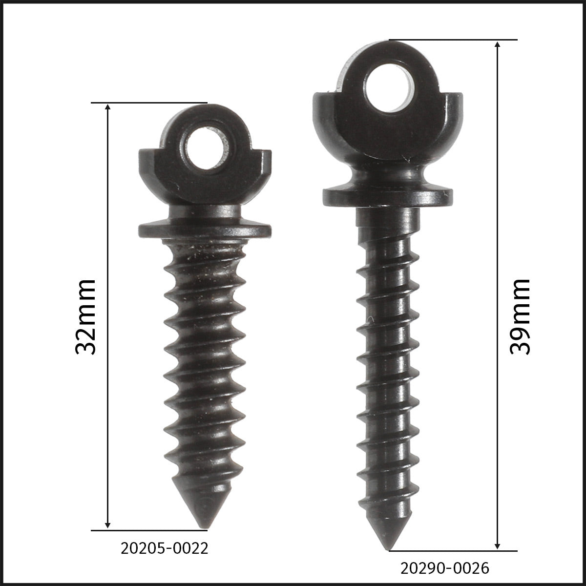 Recknagel Sling Swivel Wood Screw (Collared)