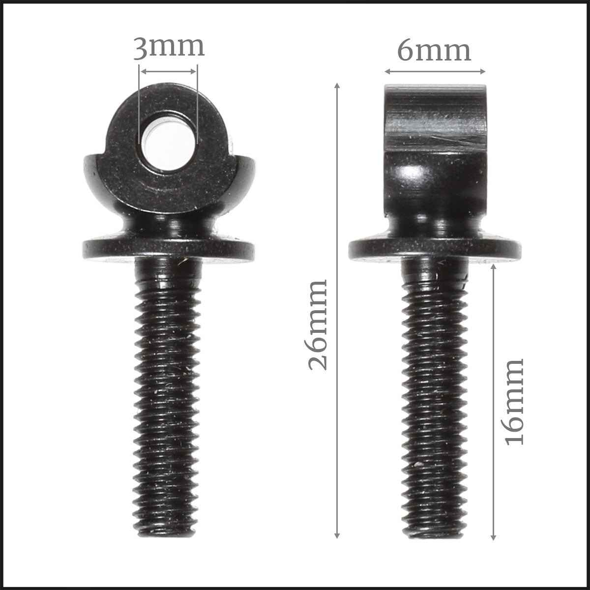 Recknagel Sling Swivel M4 Thread (Collared)