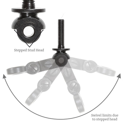 Recknagel Sling Swivel M4 Thread (Collared)