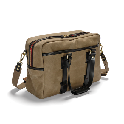 Croots Vintage Canvas Traveller Bag - Sand