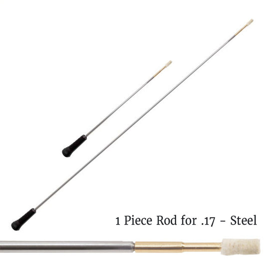 VFG 1 Piece Cleaning Rod for .17 Calibres (Steel)